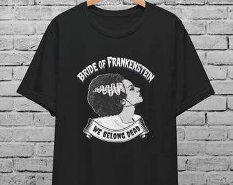 Frankensteins brud T-shirt: Gotisk skräck Unisex T-shirt