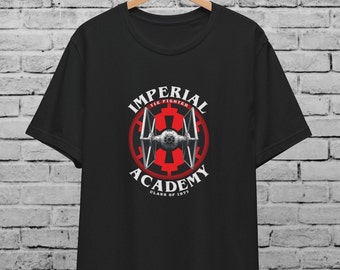 Tie Fighter Academy T-Shirt: Star Wars Unisex Tee