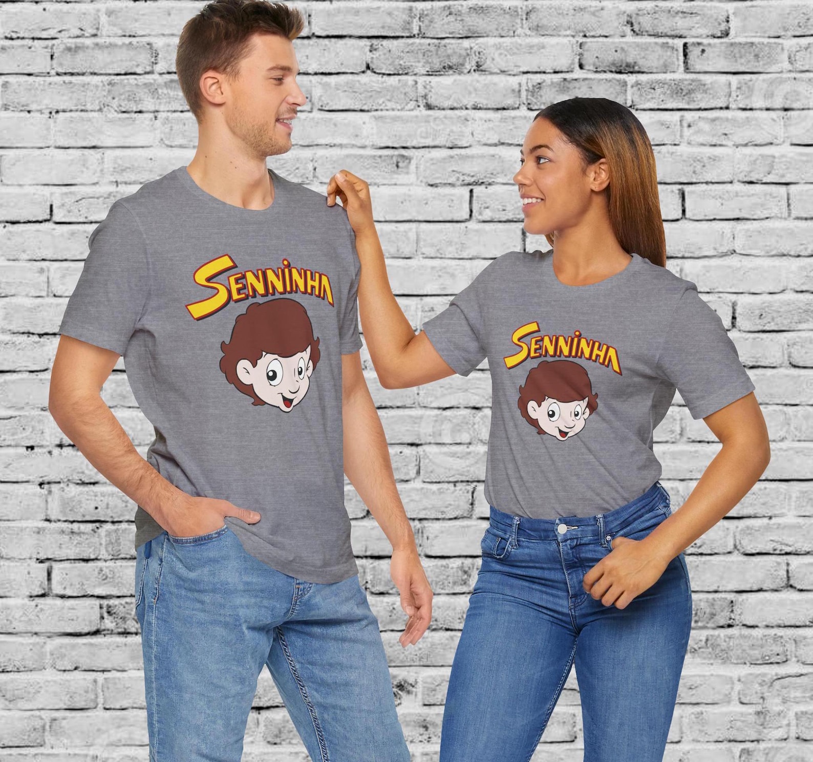Tee-shirt Oversize Senninha - Taille L - Blanc - Neuf Avec étiquettes - Style Décontracté Unisexe