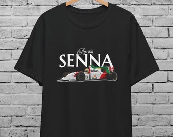 Ayrton Senna McLaren MP4 T-Shirt: Formula One Racing Tee