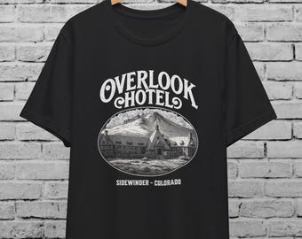 The Shining Overlook Hotel Multicolor Unisex T-Shirt For Men & Women,Stanley Kubrick Horror Movie, Stephen King Fan Gift , Halloween Shirt,