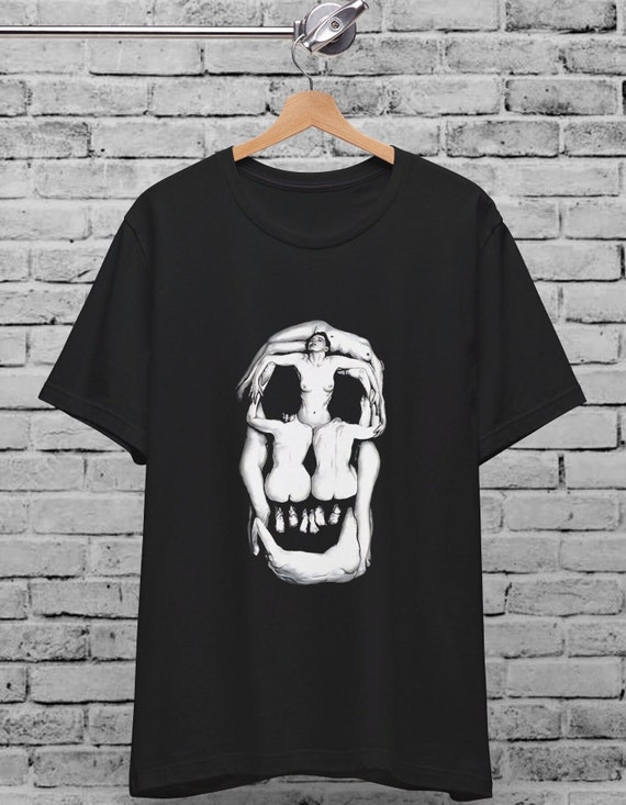 Salvador Dali Skull Multicolor Unisex T-shirt for Men & Women
