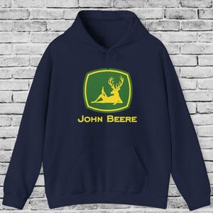 Felpa John Deere nera con cappuccio (MCF02WSSNE) - John Deere Shop