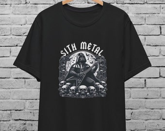 Darth Vader Sith Metal T-Shirt: Star Wars Heavy Metal Unisex Tee