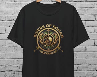 Riders of Rohan T-shirt: Riddermark, Midgårdsfantasigåva