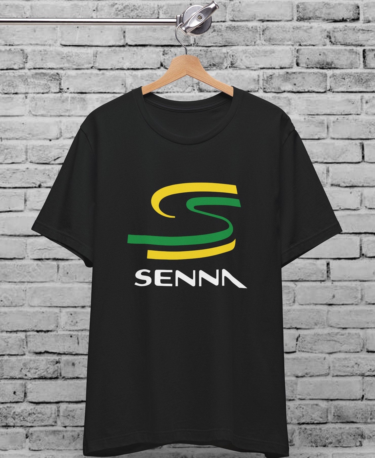 Ayrton Senna Logo Unisex T-shirt for Men & Women , Mclaren Mp4