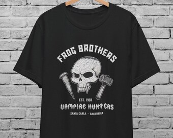Lost Boys Frog Brothers Multicolor Unisex T-Shirt For Men & Women,Santa Carla,Vampire Killers,Halloween Shirt,80s Horror Movie,Funny Gift