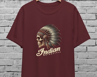 Vintage Indian Motorcycle Unisex T-shirt for Men & Women