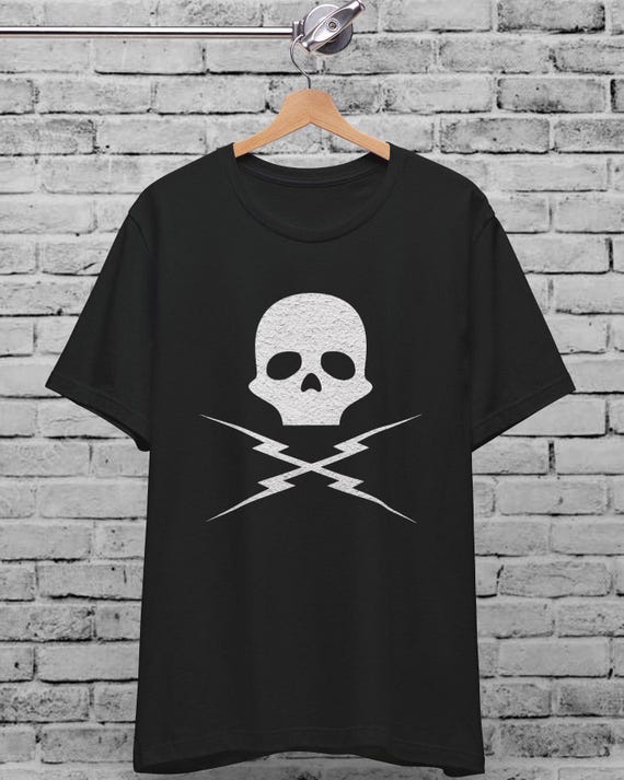 Death Proof Skull Multicolor Unisex T-shirt for Men & Women