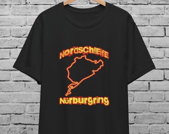 Nordschleife Nurburgring Race Track T-Shirt: GT3 Le Mans F1 Motorsport