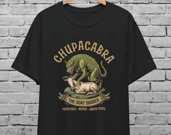 Chupacabra T-Shirt: Vintage Horror Cryptid Tee