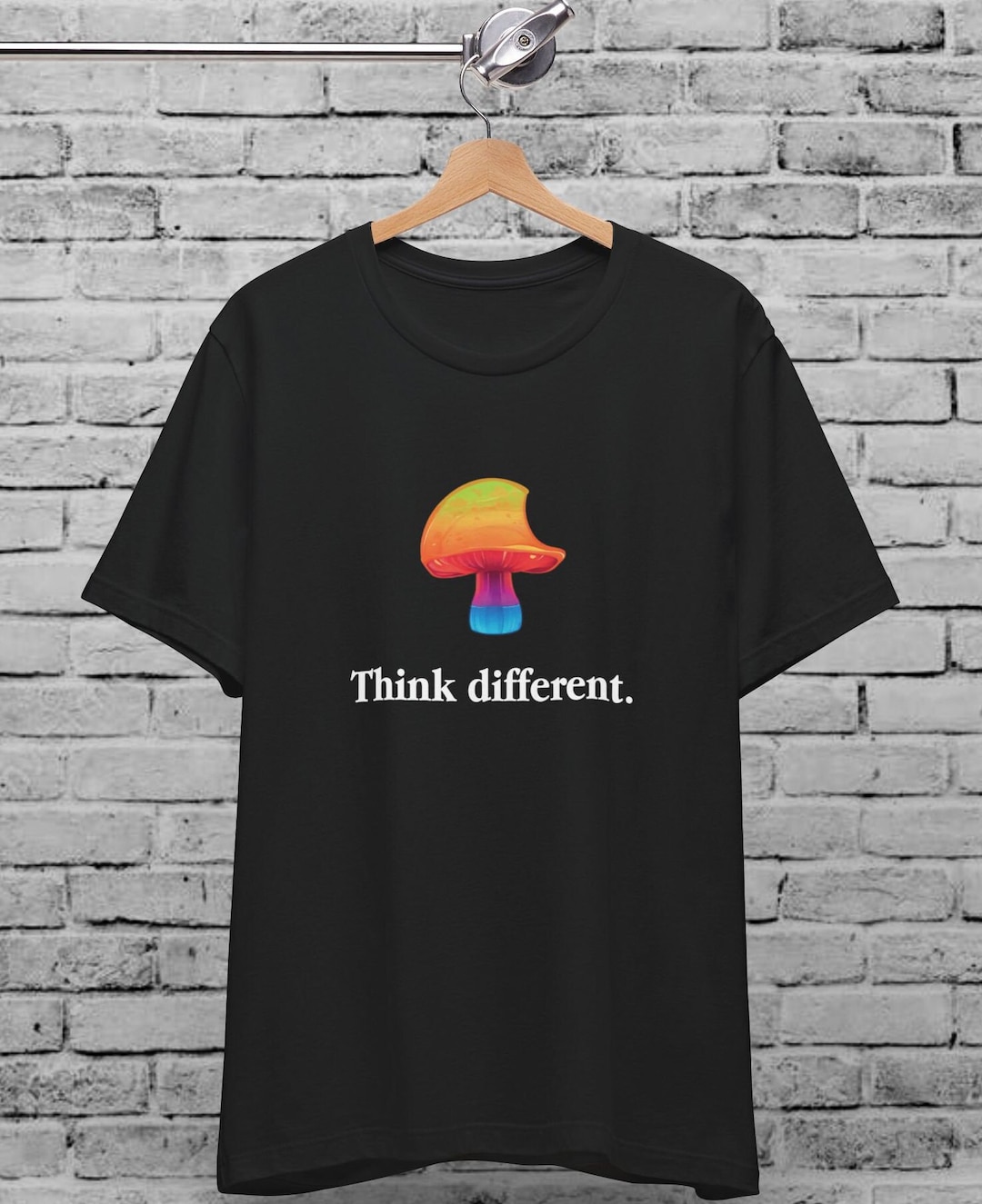 Think Different Magic Mushroom Unisex T-shirt ,think Differently