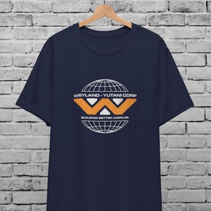 Alien Weyland Yutani Corp Multicolor Unisex T-Shirt For Men & Women, Alien Movie Shirt, Xenomorph USCSS Nostromo , Vintage Sci Fi Cool Gift