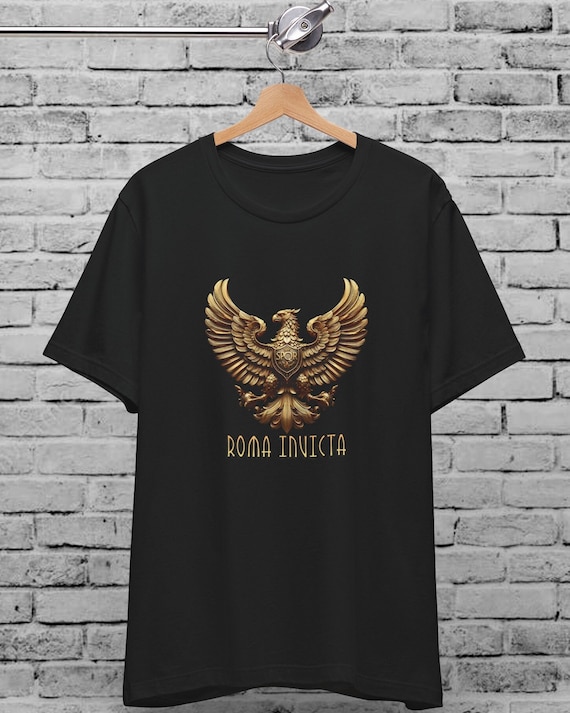 Roma Invicta Spqr T-Shirt | Rome Roman Empire Latin T Shirt Roma Invicta Spqr T-Shirt | Rome Roman Empire Latin T Shirt