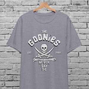 The Goonies Never Say Die Multicolor Unisex T-Shirt For Men & Women, 80s Movie Shirt, Cult Classic Movie,80s Kids Nostalgia,Funny Gift Shirt
