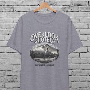 The Shining Overlook Hotel Multicolor Unisex T-Shirt For Men & Women,Stanley Kubrick Horror Movie, Stephen King Fan Gift , Halloween Shirt,