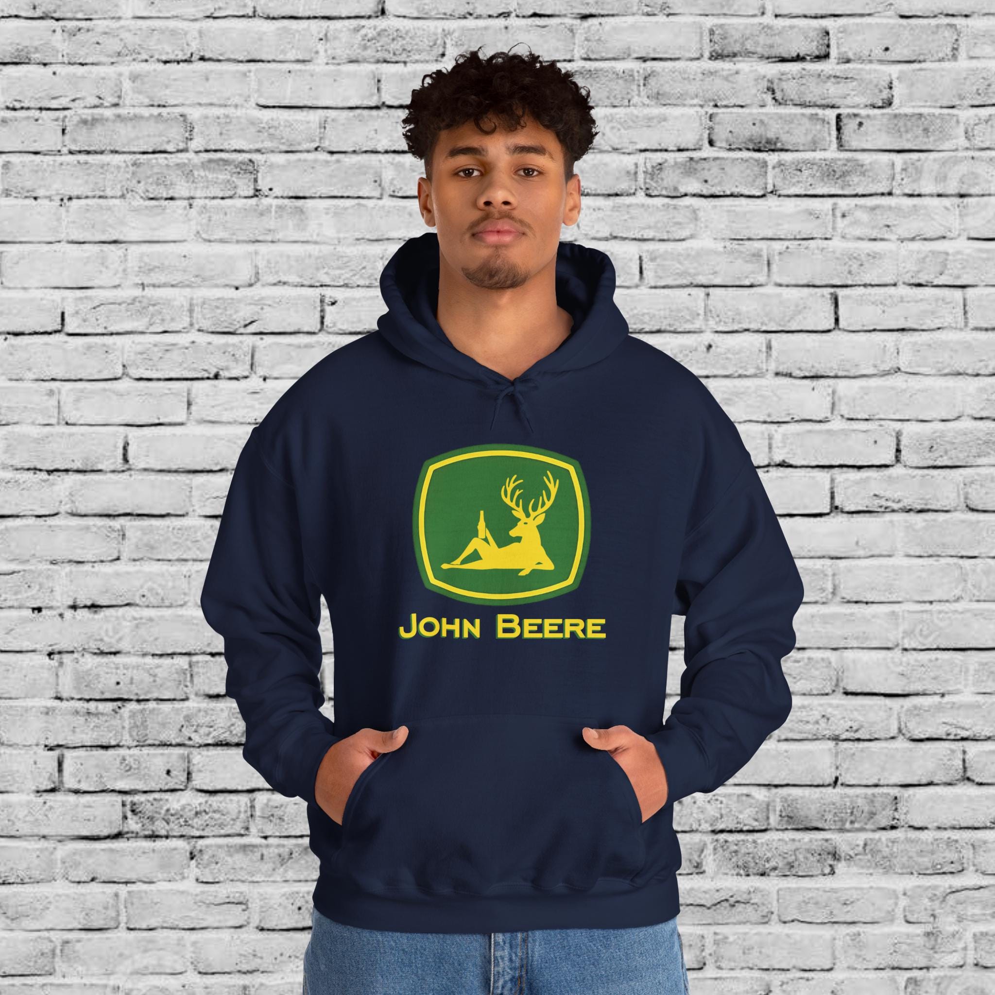 Sudadera Unisex Con Capucha Multicolor De John Beere, Meme De