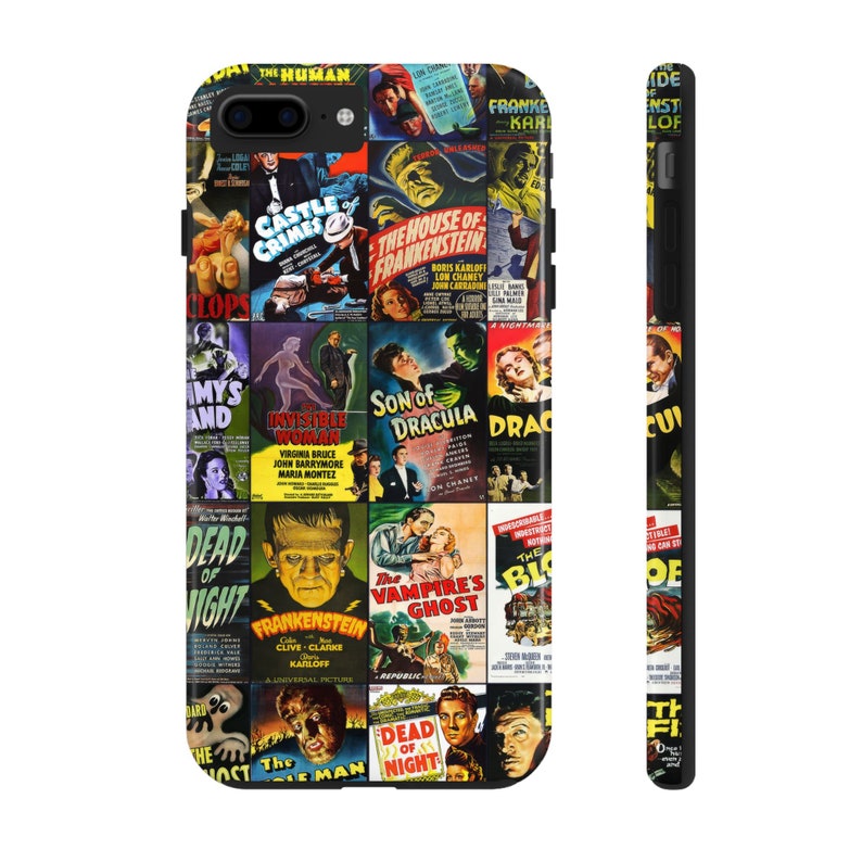 Funda para móvil con temática de películas de monstruos: Arte gótico de terror, para iPhone y Galaxy. imagen 2