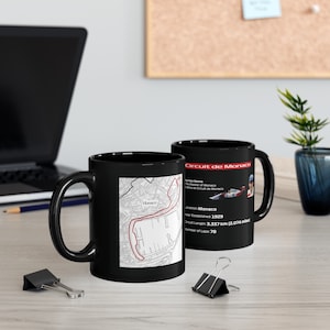 Monaco Grand Prix Design F1 Mug, Gifts For Car Lovers, Monaco F1, Ayrton Senna, Formula 1 Lover, Gift for Him, Gift for F1 Lover, Monaco GP