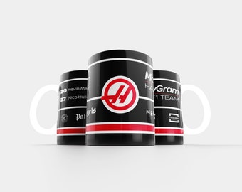 Haas Formula 1 Team Coffee Mug - 11oz Ceramic Mug
