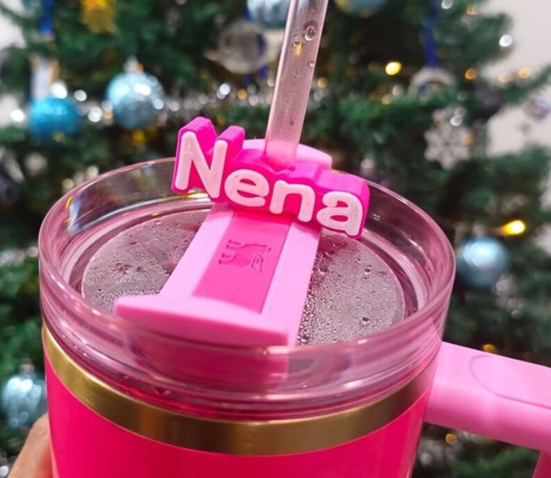 Custom Personalized Straw Name Tags - Unique Drink Markers for Yeti ...
