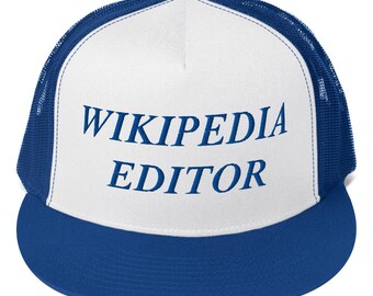 Wikipedia Editor - Funny Trucker Cap