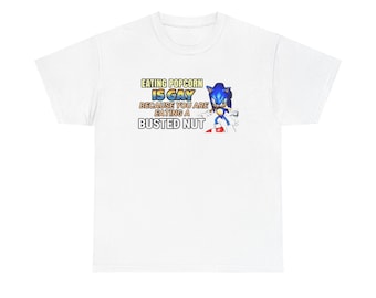 Busted Nut - Sonic the Hedgehog - Funny Custom Unisex T-Shirt