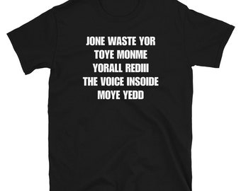 Jone Waste Yore Toye Monme - I Miss You - Blink 182 - Funny Custom Unisex T-Shirt