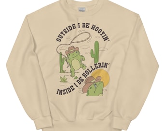 Hootin' Hollerin' - Divertida sudadera unisex personalizada