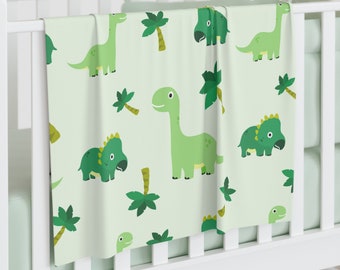 Dinosaur Baby Swaddle Blanket