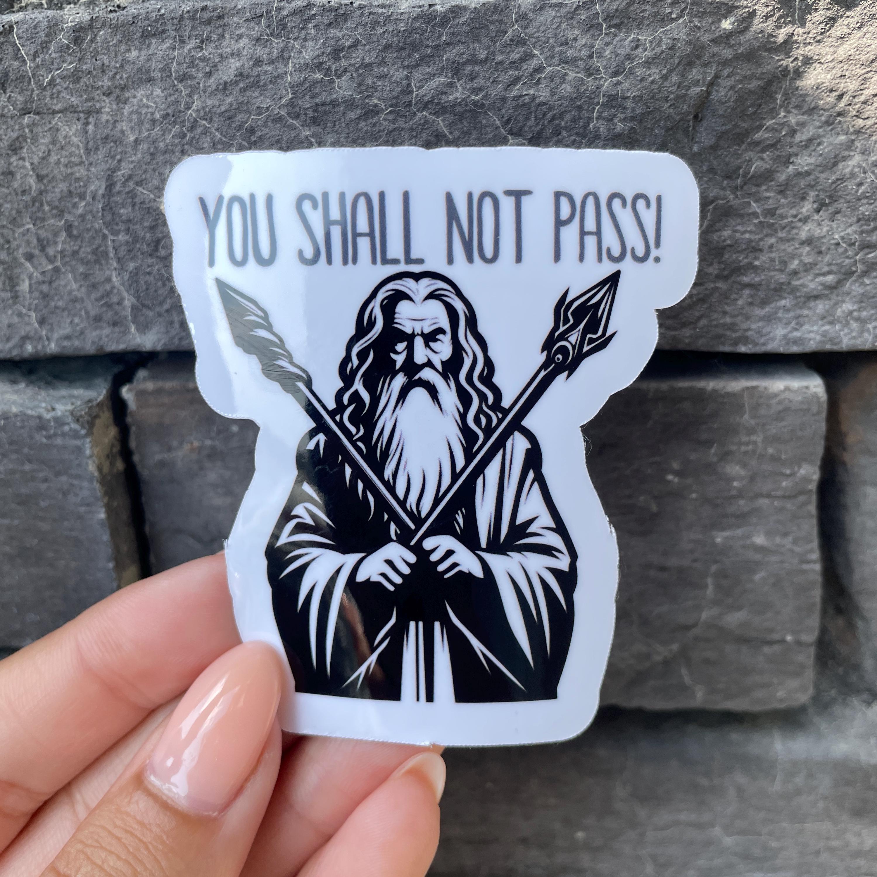 Bookmark - LEATHER - PERSONALIZED You Shall not Pass this Page Bookmark - LEATHER - PERSONALIZED You Shall not Pass this Page