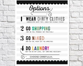 Laundry Room Art Funny Laundry Room Decor Laundry Sign Laundry Room Decoration Laundry Art Laundry Print Laundry Quote Cute Wall Artwork