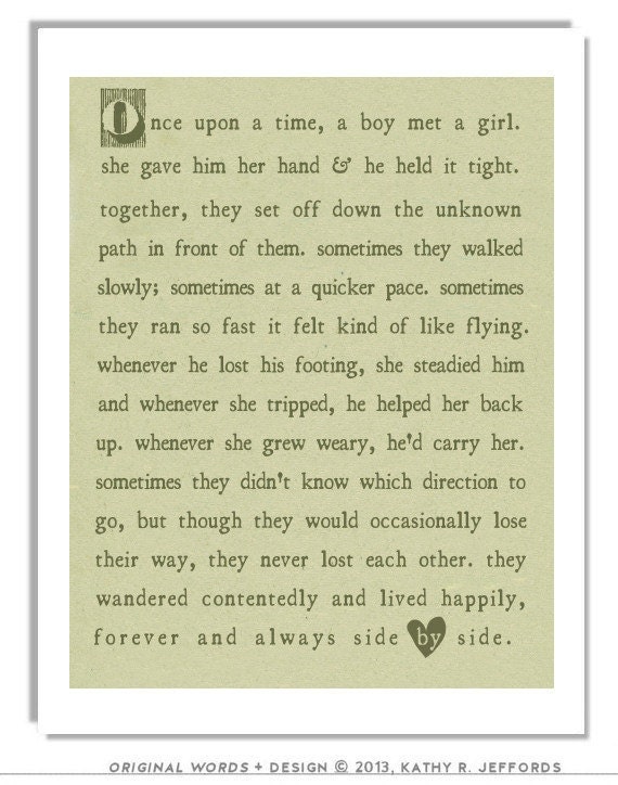 Love Poem Print Unique Wedding Gift For Couple Anniversary Etsy