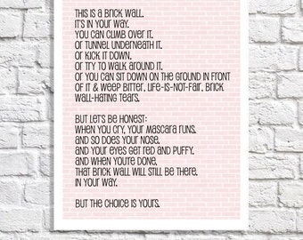 Motivational Wall Decor Inspirational Quote Print Encouraging Words Of Wisdom Positive Affirmation Office Inspiration Teen Art Dorm Decor