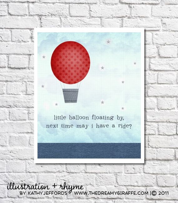 red nursery decor