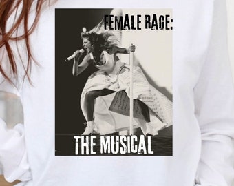 Weibliche Wut | Das Musical | TTPD | Taylor | Swiftie | Musik | Lyrisches Shirt | TS | Paris-Tour | Die Abteilung für gefolterte Dichter | Taylor Merch
