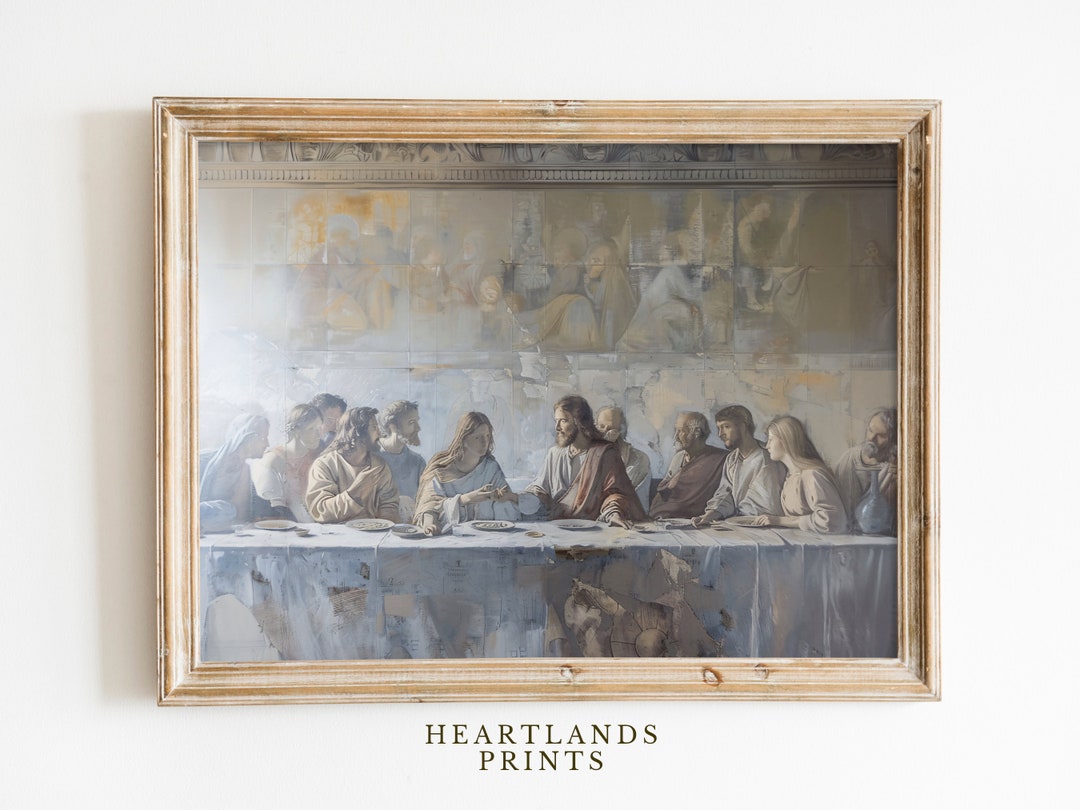 Printable the Last Supper Painting - Leonardo Da Vinci Wall Art ...