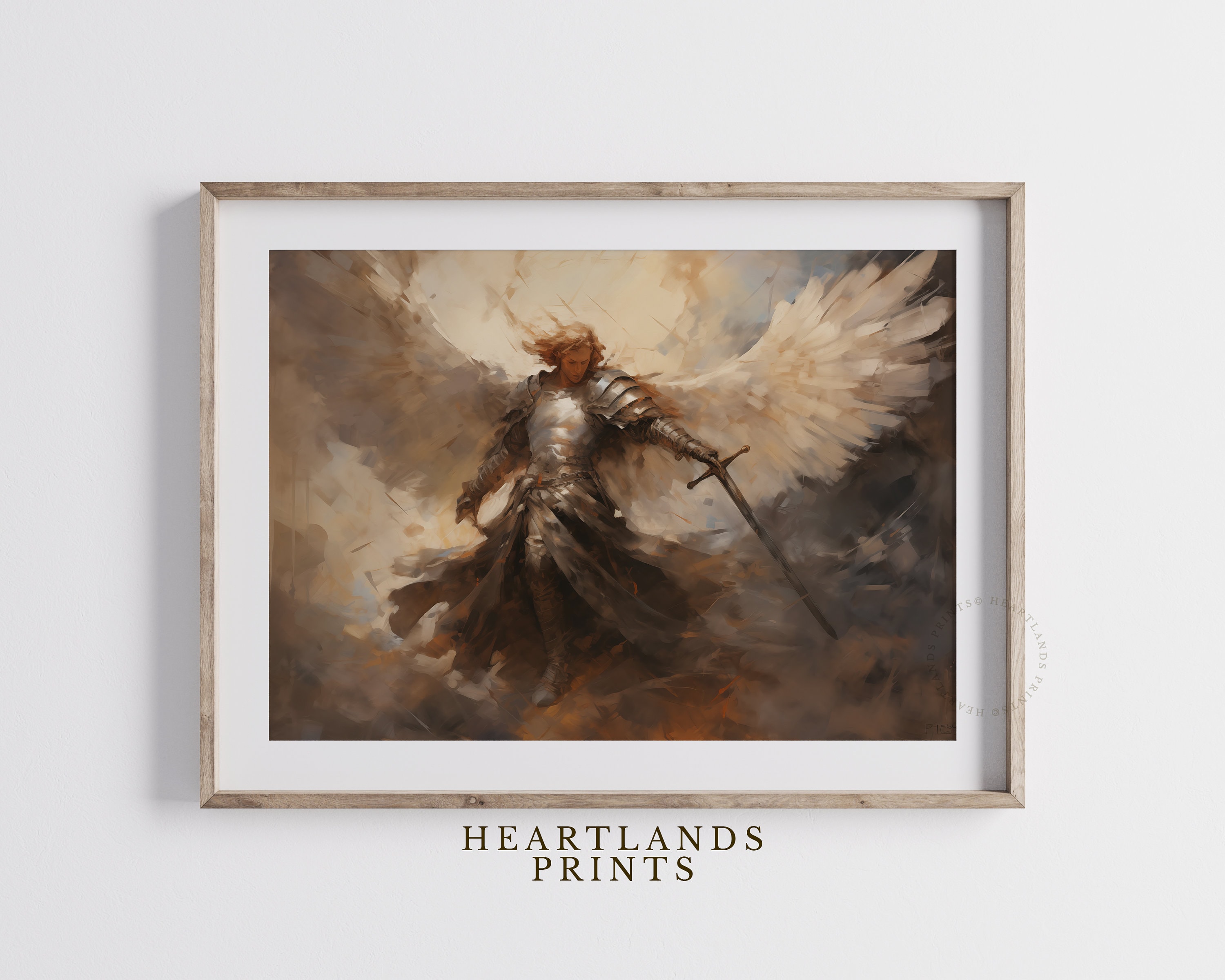 Printable Archangel Artwork Saint Michael the Archangel Printable Art ...