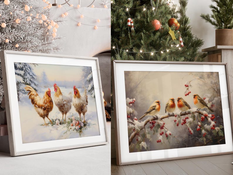 12 Days of Christmas Gallery Wall Set, Christmas Prints Art Set ...