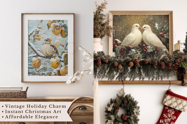 12 Days of Christmas Gallery Wall Set, Christmas Prints Art Set ...