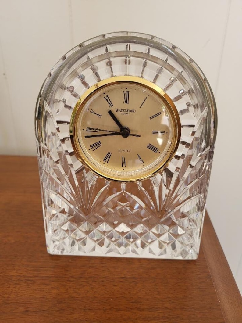 Waterford Crystal Clock Etsy