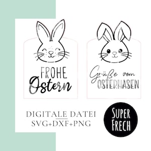 Laserdatei Osternkorb | Osternest für Kinder | DIY Geschenkverpackung | Hasen Basteln & Osterdekoration | SVG zum Basteln mit Kindern