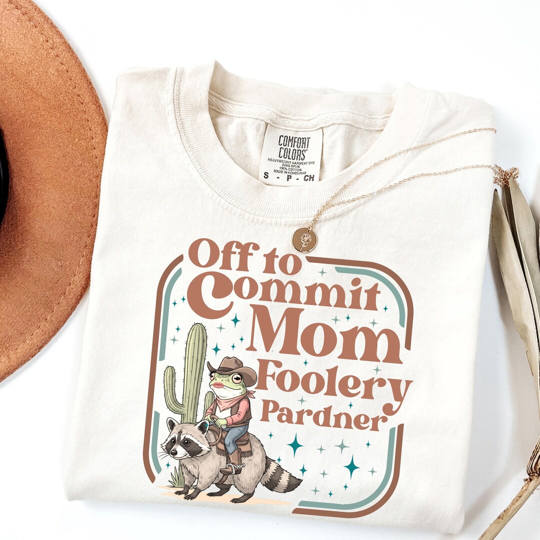 Rodent Rodeo Comfort Colors Cowboy Frog Mom Shirt: Funny Mom Gift, Mama Frog Mother ...