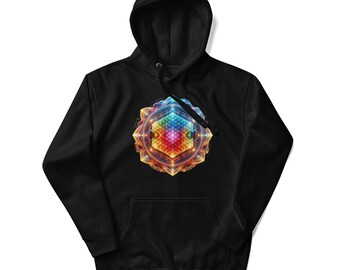 Sweat à capuche unisexe Metatron's Cube