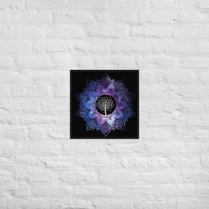 Purple Mandala Poster