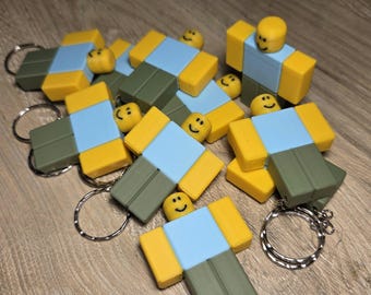 Roblox Noob Keychain, Non Articulated Figure - Keyring Included