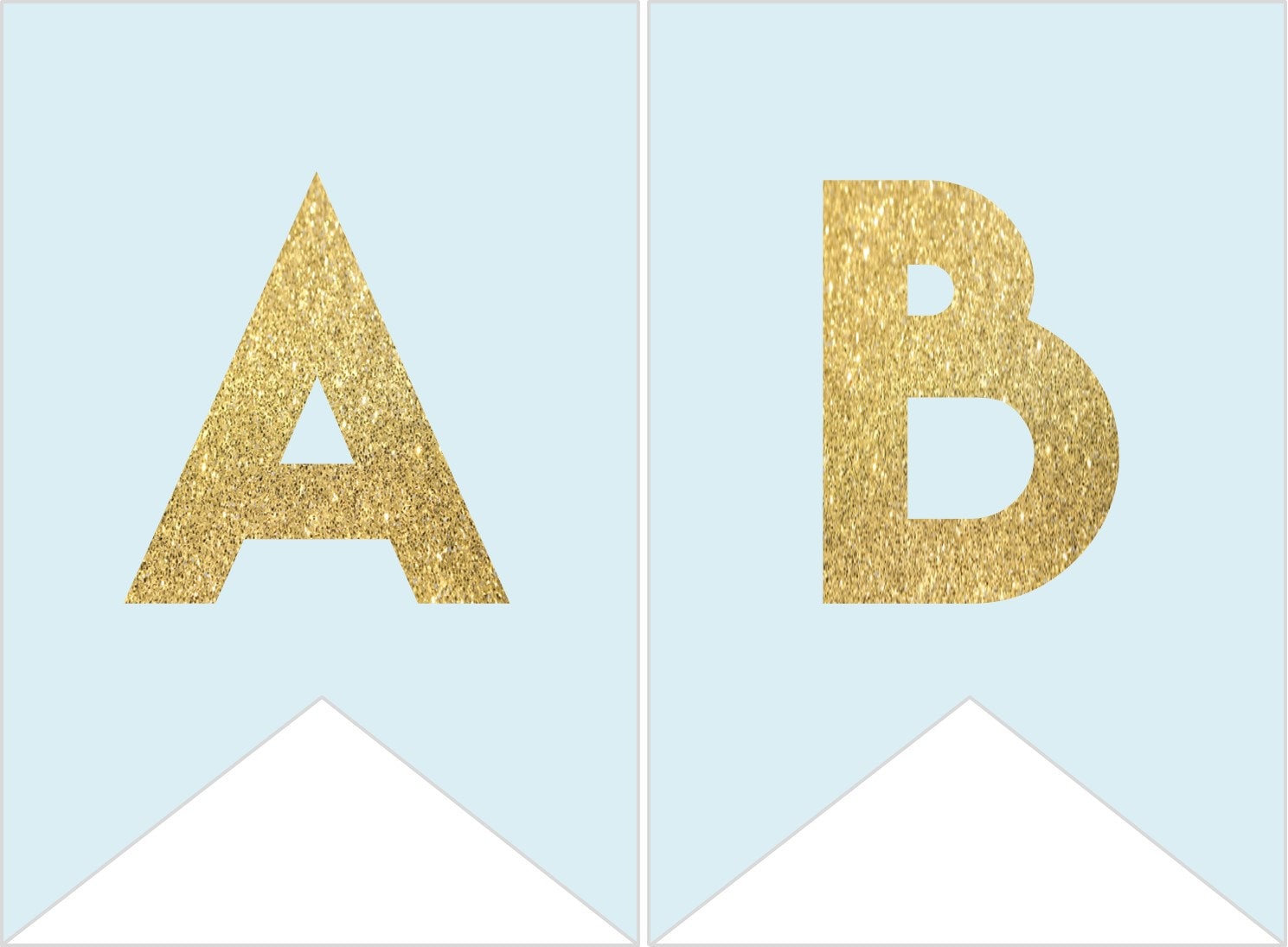 instant download printable digital party bunting banner gold etsy singapore