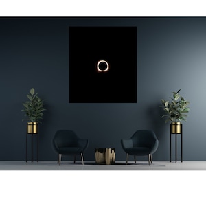 Astronomy Wall Decor, American Solar Eclipse Photo, Deep Space Art, Sun Moon Print, Astrophotography Gift, Astrophotography, Deep Space Art