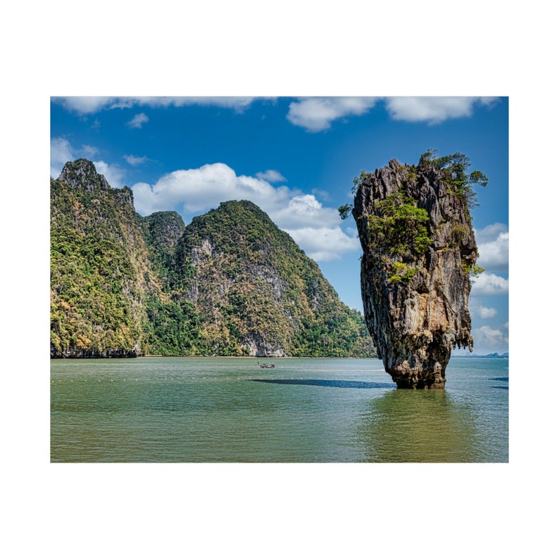 James Bond Island Print Phang Nga Bay Iconic Limestone Rock Formation ...