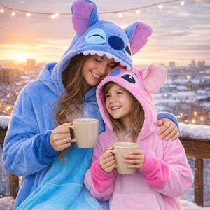 Manta portátil con capucha estilo manta, extragrande, manta con capucha ultrasuave: manta larga y cálida con mangas para adultos, regalo para mamá e hijo.